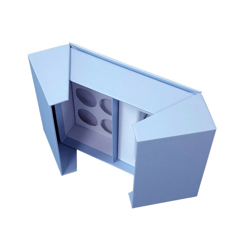 Blue Rigid Cardboard Magnetic Box