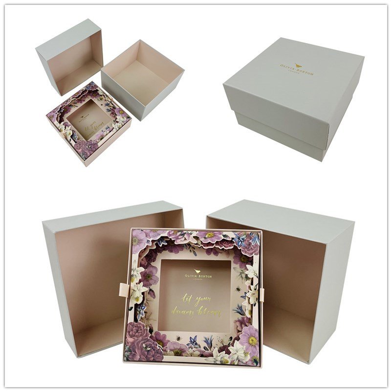Rigid Gift Box with Die-cut paper insert