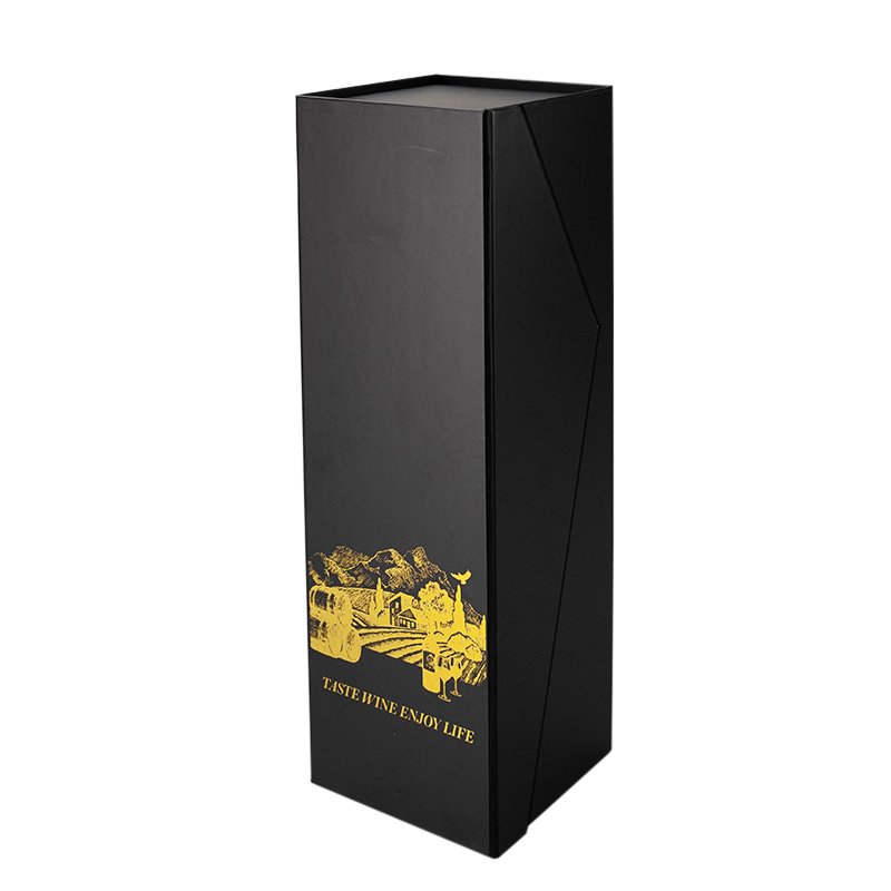 Individual Wine Gift Box Packaging Collapsible Cardboard Gift Boxes for