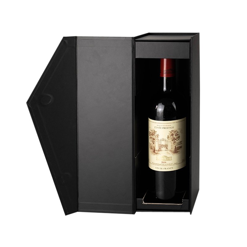 Individual Wine Gift Box Packaging Collapsible Cardboard Gift Boxes for