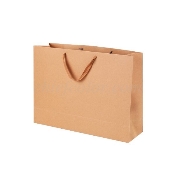Luxury Kraft Paper Bags,Twisted Paper Handle Shopping Bags,Kraft Paper